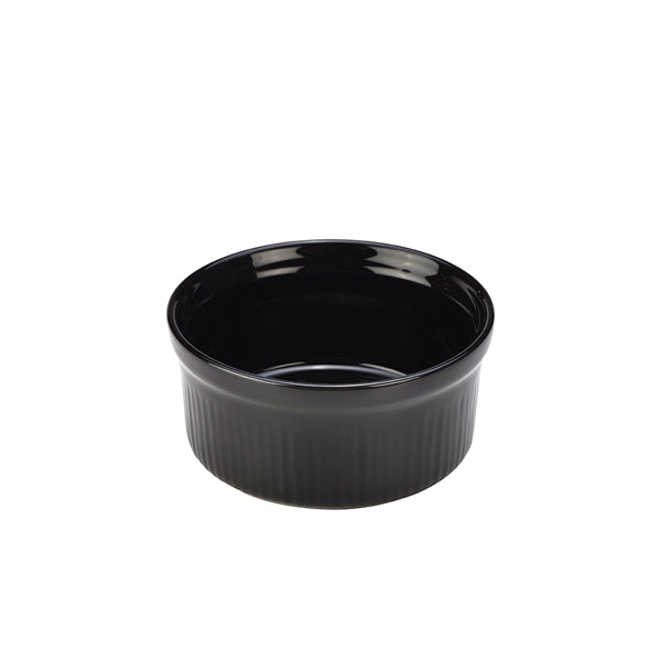 GenWare Stoneware Black Ramekin 9.5cm/3.75" Pack of 12