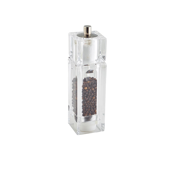 Square Combo Pepper Grinder/Salt Shaker Acrylic Box of 6