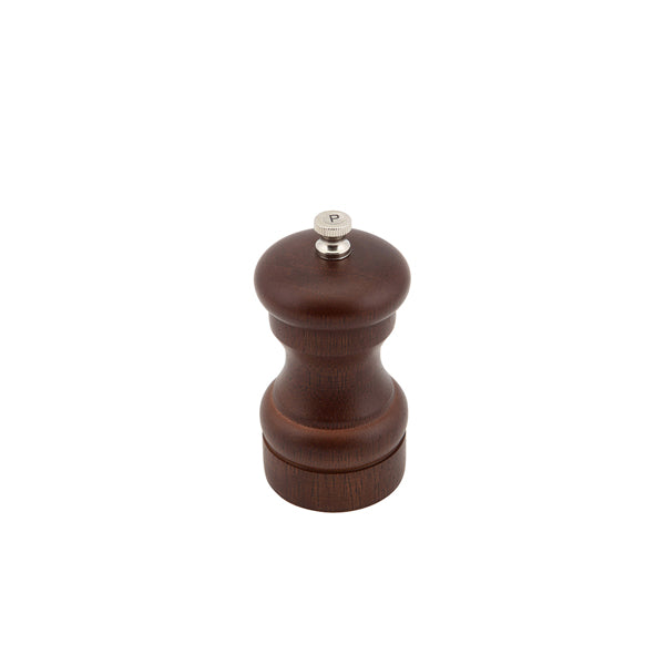 Genware Dark Wood Salt Or Pepper Grinder 10cm Box of 6