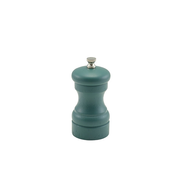Olive Green Wooden Salt/Pepper Grinder 10cm Box of 6