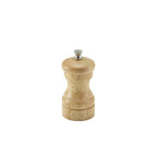 Genware Light Wood Salt Or Pepper Grinder 10cm Box of 6