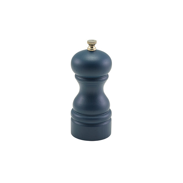 Blue Wooden Salt/Pepper Grinder 13cm  (1)