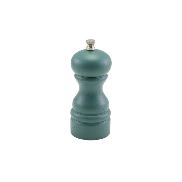 Olive Green Wooden Salt/Pepper Grinder 13cm Box of 6