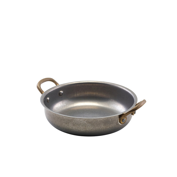 GenWare Vintage Steel Round Dish 15.5 x 4cm Pack of 6