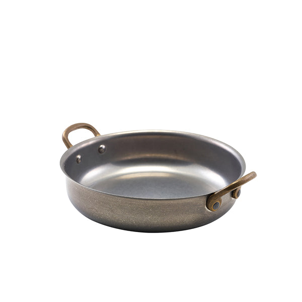 GenWare Vintage Steel Round Dish 18.5 x 4.5cm Pack of 6