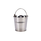 Stainless Steel Serving Bucket 10cm Dia Pack of 12