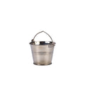 Stainless Steel Serving Bucket 7cm Dia 4oz Pack of 12