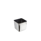 Stainless Steel Square Tub 8 x 8 x 6cm Pack of 12