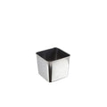 Stainless Steel Square Tub 8 x 8 x 6cm Pack of 12