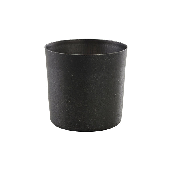 GenWare Black Vintage Steel Serving Cup 8.5 x 8.5cm Pack of 12