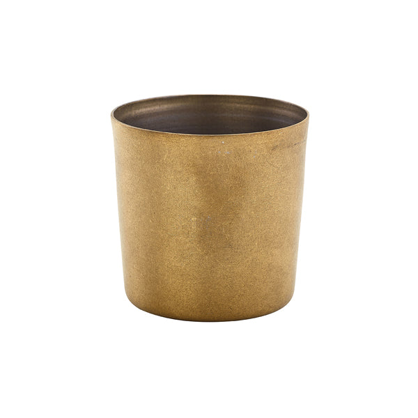GenWare Gold Vintage Steel Serving Cup 8.5 x 8.5cm Pack of 12
