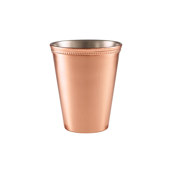 GenWare Beaded Copper Plated Serving Cup 38cl/13.4oz Pack of 12