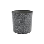 Stainless Steel Serving Cup 8.5 x 8.5cm Hammered Silver Pack of 12