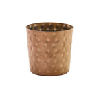 GenWare Copper Vintage Steel Hammered Serving Cup 8.5 x 8.5cm Pack of 12