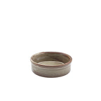 Terra Porcelain Grey Tapas Dish 10cm Pack of 12