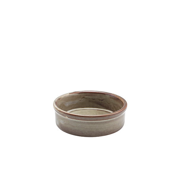 Terra Porcelain Grey Tapas Dish 10cm Pack of 12