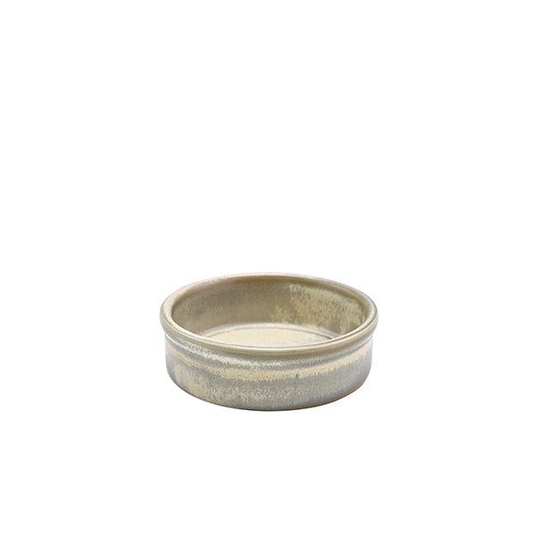 Terra Porcelain Matt Grey Tapas Dish 10cm Pack of 12