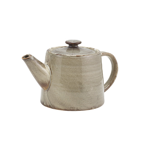 Terra Porcelain Grey Teapot 50cl/17.6oz Pack of 6