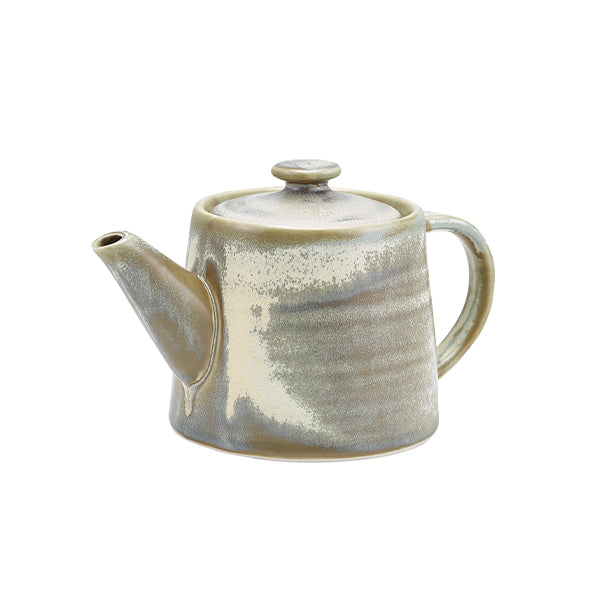 Terra Porcelain Matt Grey Teapot 50cl/17.6oz Pack of 6