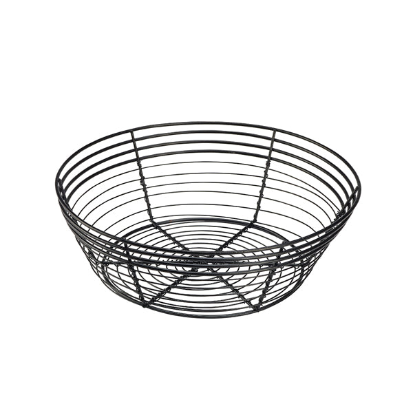 Wire Basket, Round 25.5 x 8cm Pack of 6