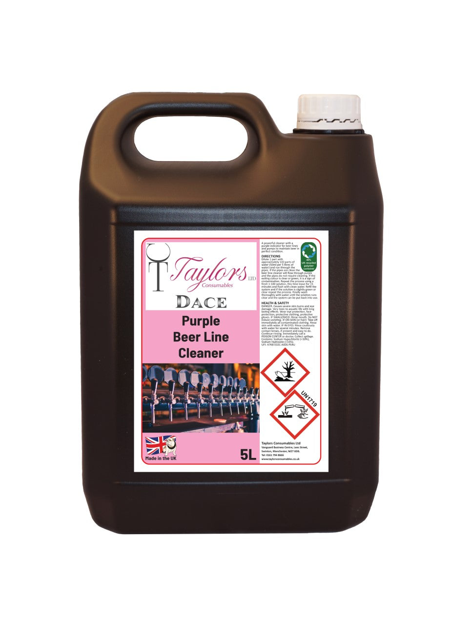 DACE Purple Beer Line Cleaner 5L