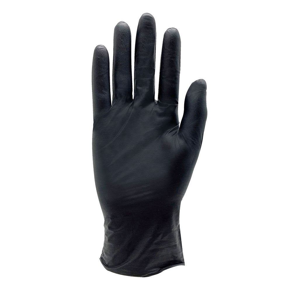 Black Nitrile Gloves Size Medium Pack of 100