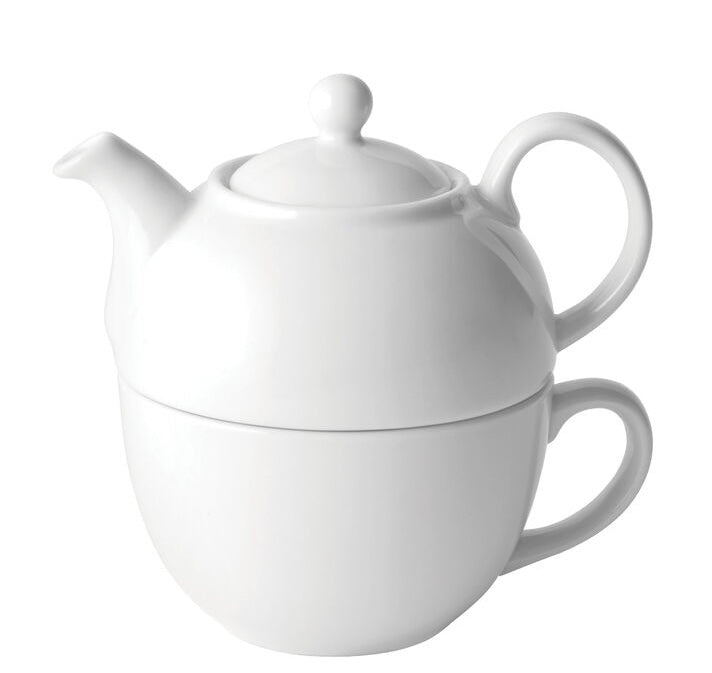 Utopia Titan One Cup Teapot 12oz (34cl) with Bowl Shaped Cup K322134 (sold separately)