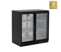 BLIZZARD Double Sliding Door Bar Bottle Cooler (202 Bottles 3 Years Warranty 2-3 Days Delivery