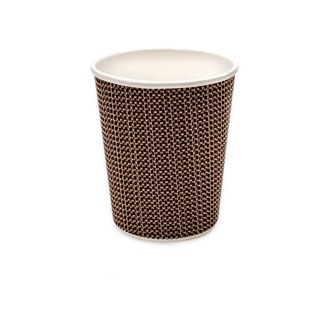 Premium Triple Wall (Ripple) Hot Drink Cup (227ml/8oz) VIP  1x500