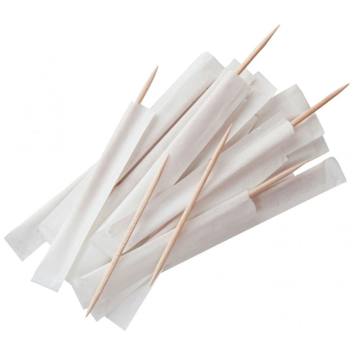 Birchwood Tooth Pick (68x2mm/2.7") D/Point (Paper Wrap) Pack of 1000