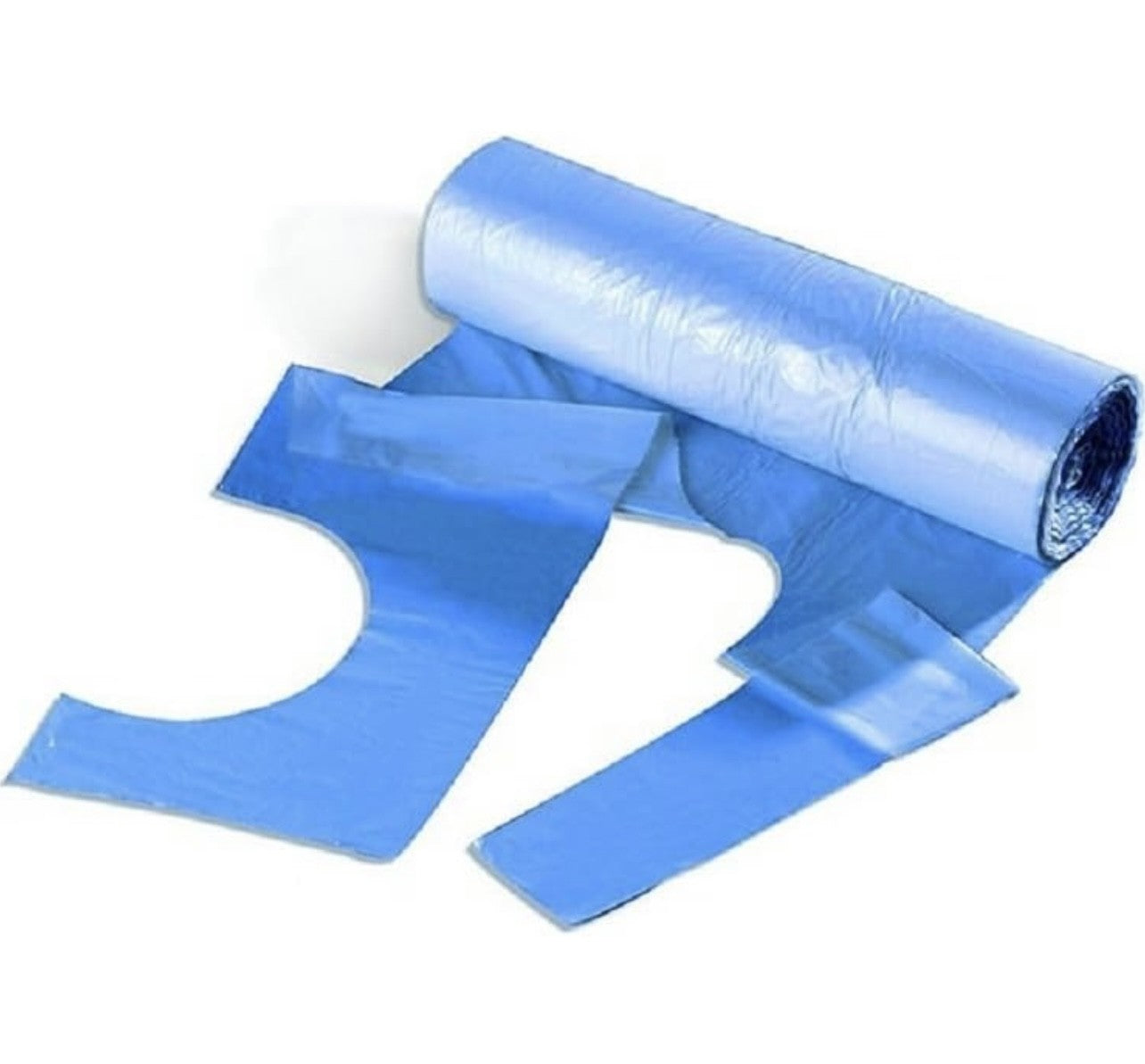 Blue Disposable Plastic Aprons Flat Pack 1x100