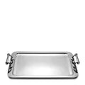 Mirror Finish Stainless Steel Rectangular Tray 470 x 318mm