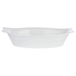 Porcelite Oval Eared Dish 21.5cm/8.75" Box of 4