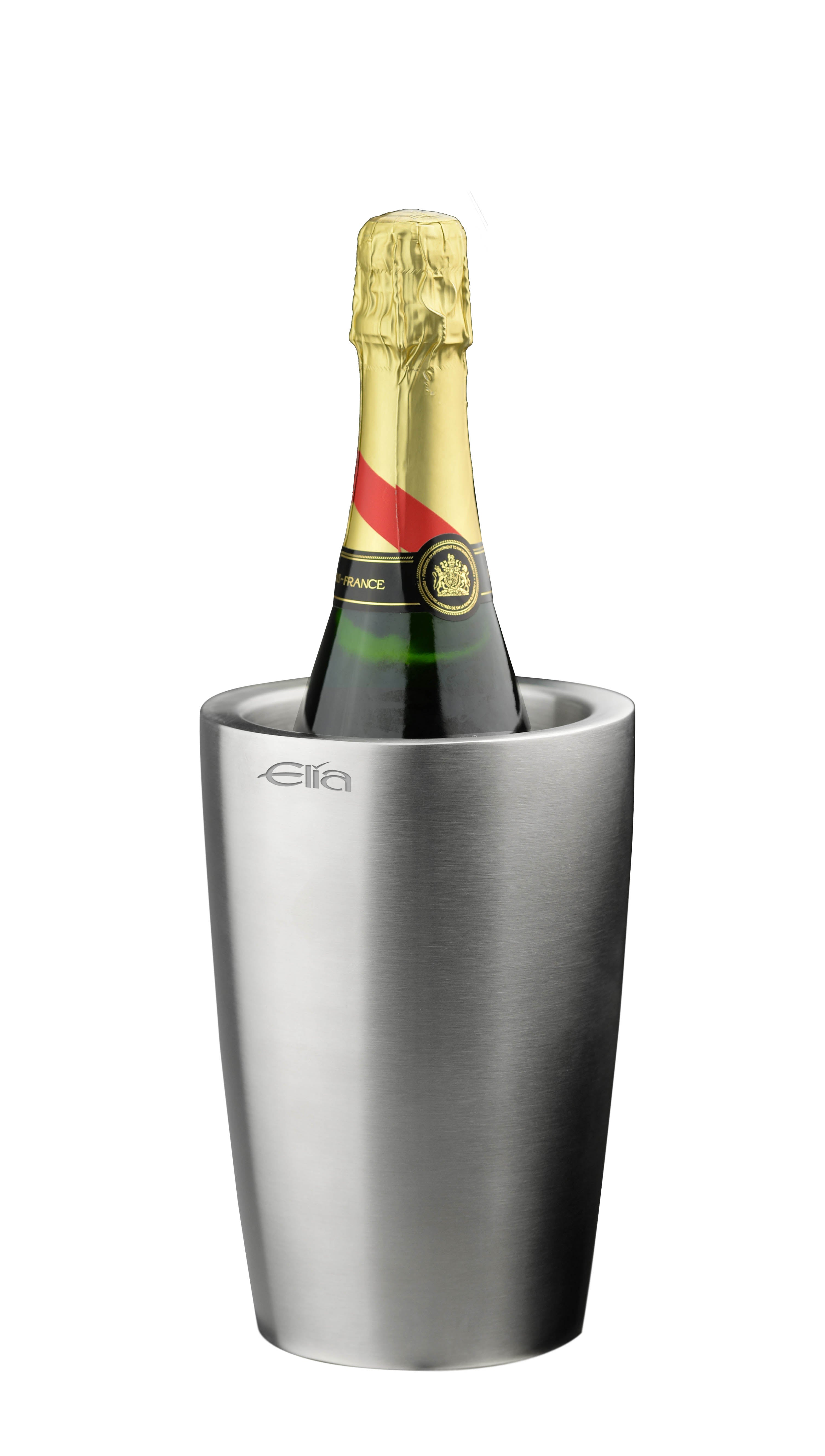 Elia Insulated Bottle Cooler Satin, Curved 130mm