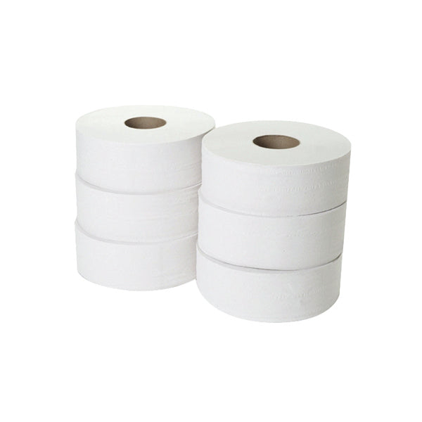 Jumbo Toilet Rolls 2ply 300m Pack of 6