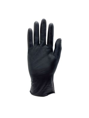 Black Nitrile Gloves Size Large Pack of 100